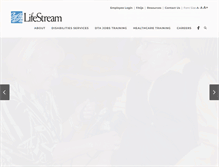 Tablet Screenshot of lifestreaminc.com